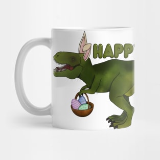 Happy east rawr, dinosaur T. rex, Easter dinosaur Mug